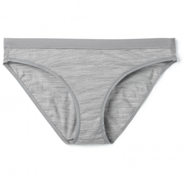 Smartwool - Women's Merino Bikini Boxed - Merinounterwäsche Gr L grau von Smartwool