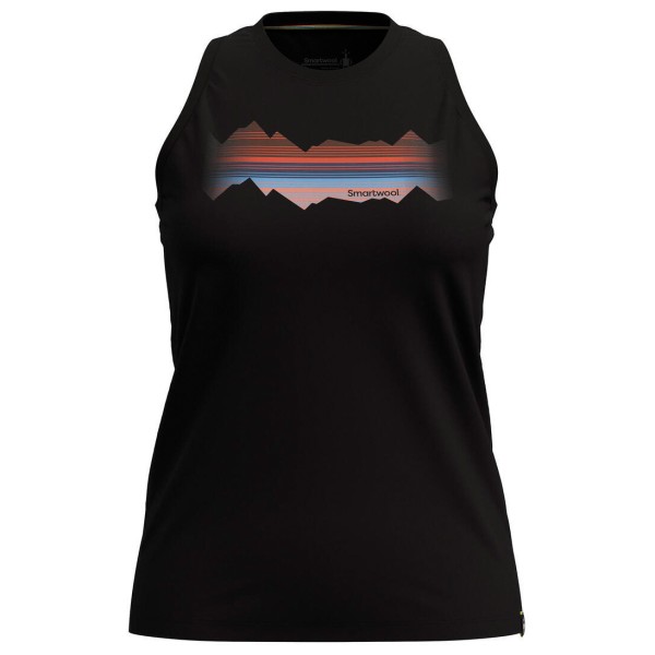 Smartwool - Women's Mountain Horizon Graphic Tank - Tank Top Gr S schwarz von Smartwool