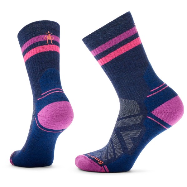 Smartwool - Women's Performance Hike Light Cushion Tube Stripe Crew - Wandersocken Gr L blau von Smartwool