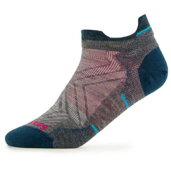 Smartwool - Women's Run Zero Cushion Low Ankle - Laufsocken Gr M grau von Smartwool