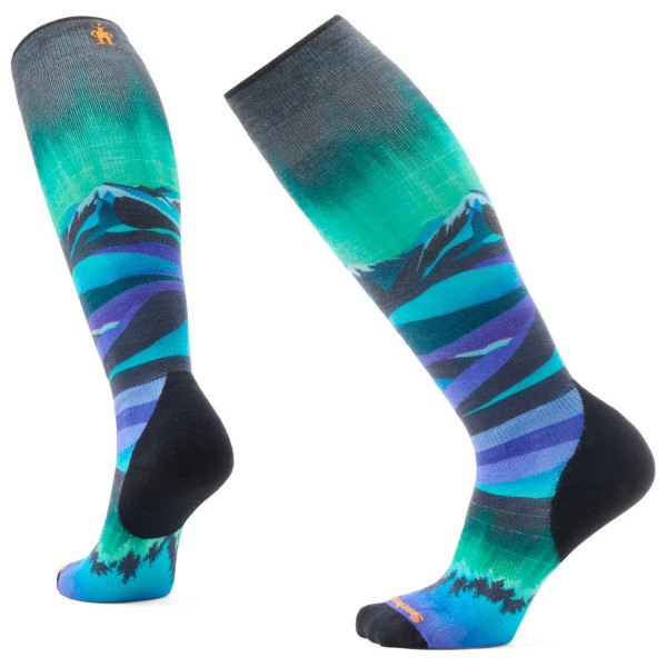 Smartwool - Women's Ski Targeted Cush.Comp. PRT OTC Socks - Skisocken Gr L;M blau von Smartwool