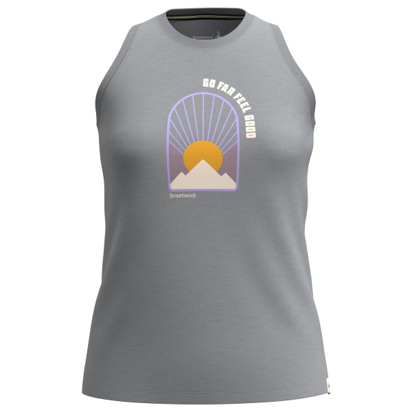 Smartwool - Women's The Sun Will Rise Graphic Tank - Tank Top Gr XS grau von Smartwool