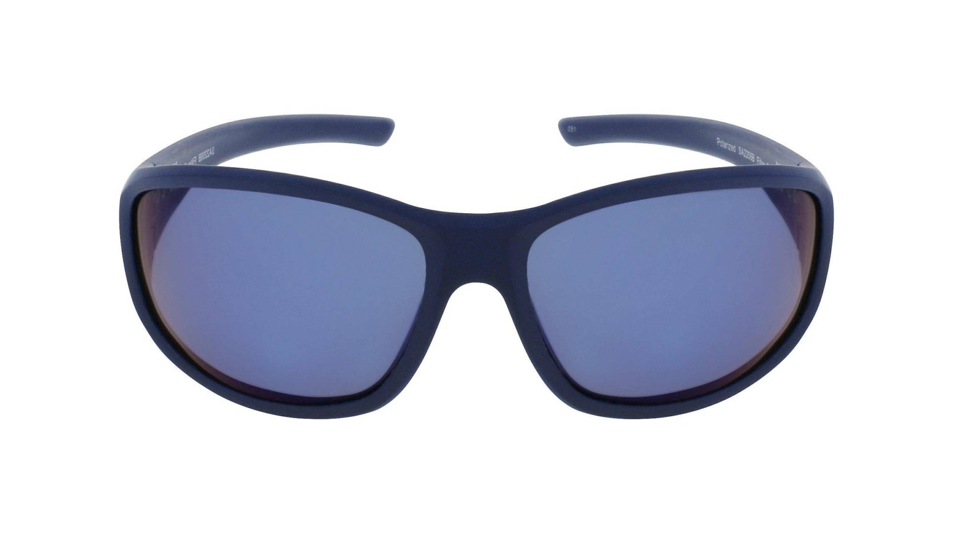 Sport Sonnenbrille Mit Etui Herren Blau Denim Dunkel ONE SIZE von Smarty