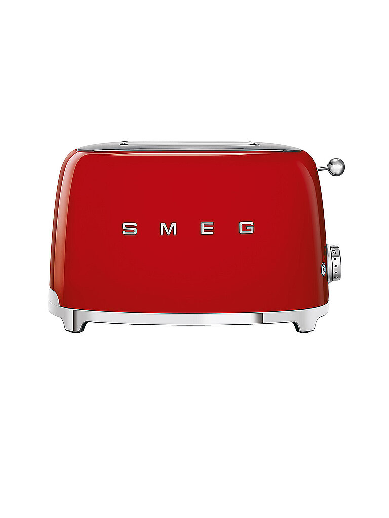 SMEG 2 Schlitz Toaster 50‘s Retro Style Rot TSF01RDEU rot von Smeg