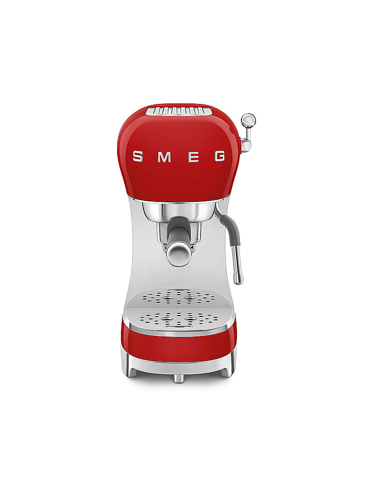 SMEG Espresso-Kaffeemaschine 50s Retro Style Rot ECF02BLEU rot von Smeg