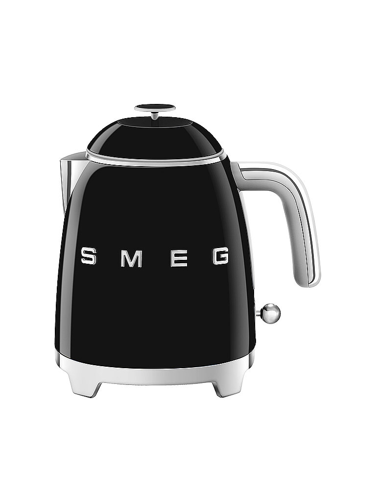 SMEG Mini-Wasserkocher 0,8l 50s Retro Style Schwarz KLF05BLEU schwarz von Smeg