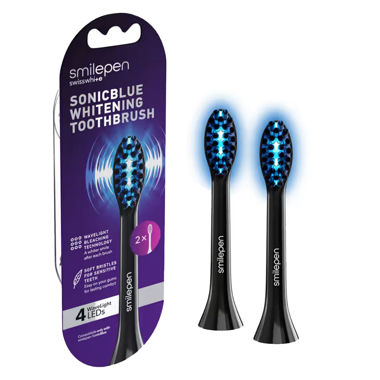 smilepen - Sonicblue Whitening Schallzahnbürste Ersatzbürstenköpfe 6 LED smilepen - Sonicblue Whitening Schallzahnbürste Ersatzbürstenköpfe 6 LED von SmilePen