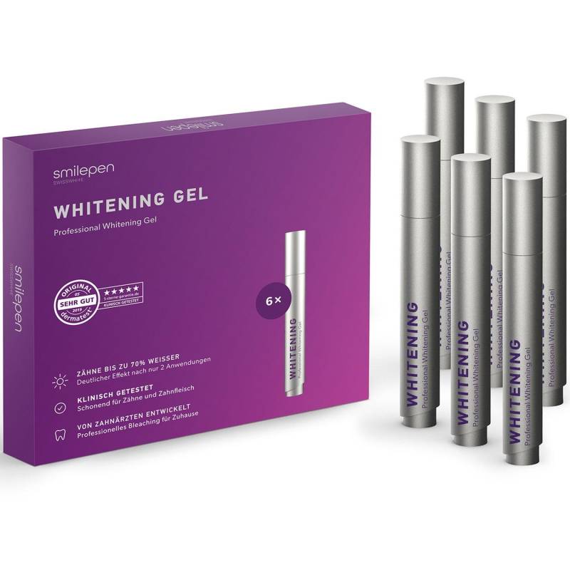 Whitening Gel 6 Stk. Damen  6 Stück von Smilepen