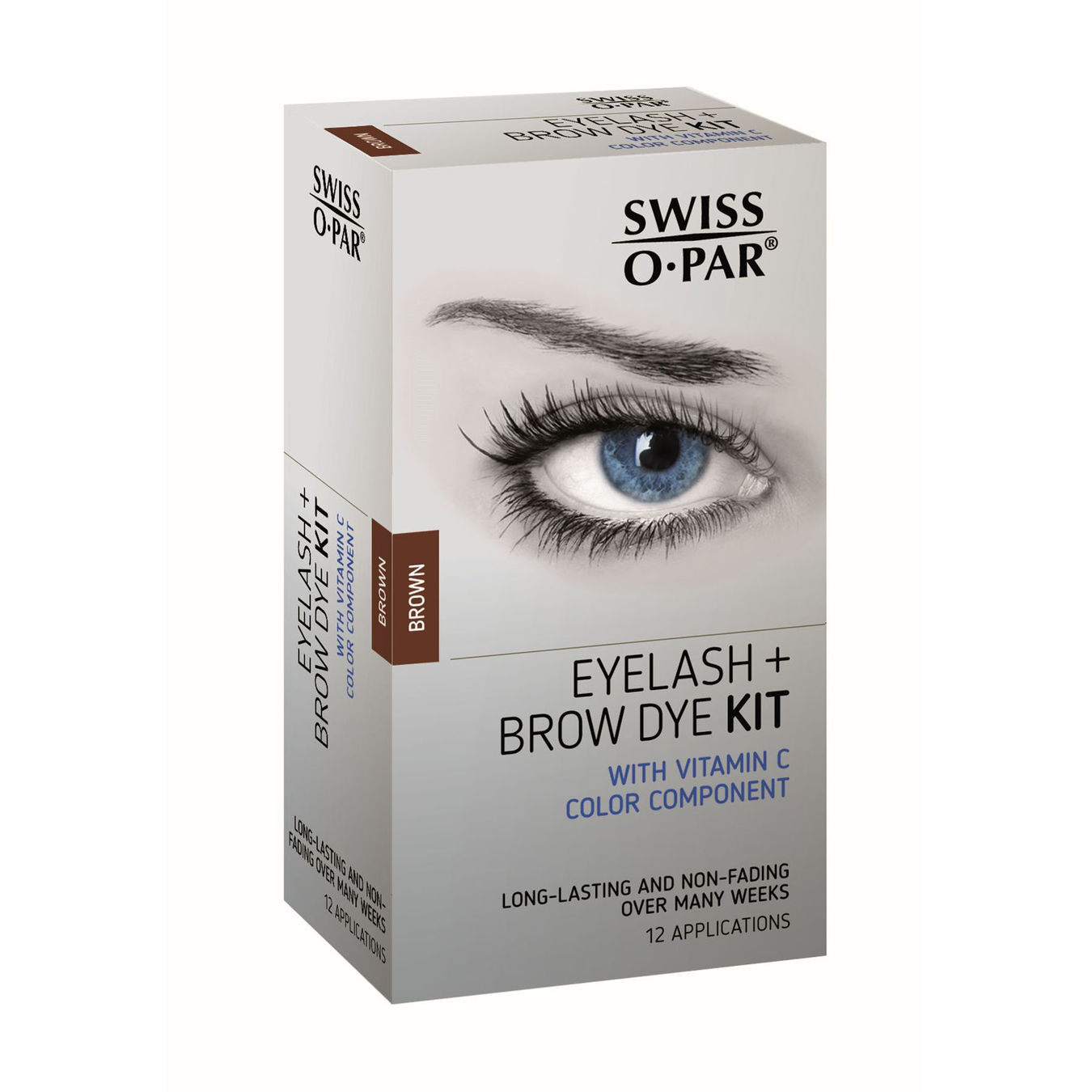 SMISS-O-PAR Färbeset braun Augenbrauen + Wimpernfarbe 6ST