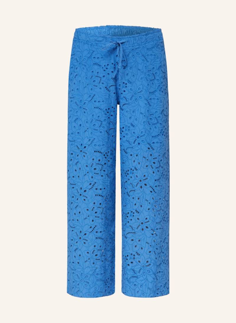 Smith & Soul 7/8-Hose Aus Lochspitze blau von Smith & Soul