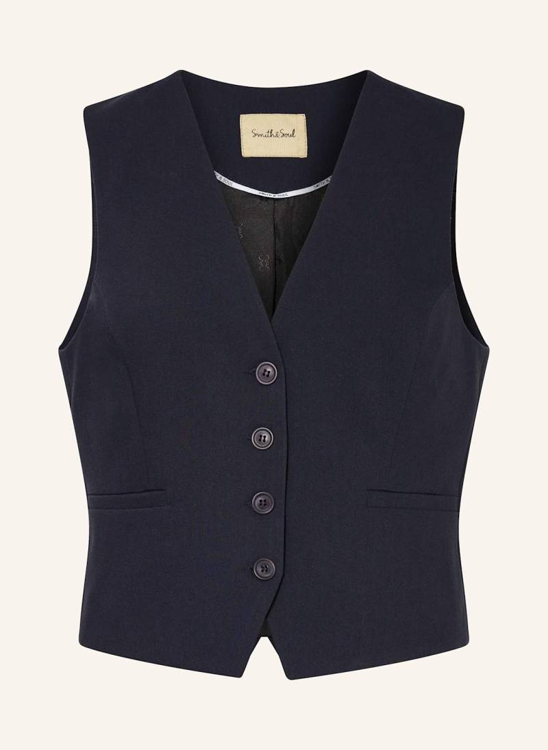 Smith & Soul Blazerweste blau von Smith & Soul