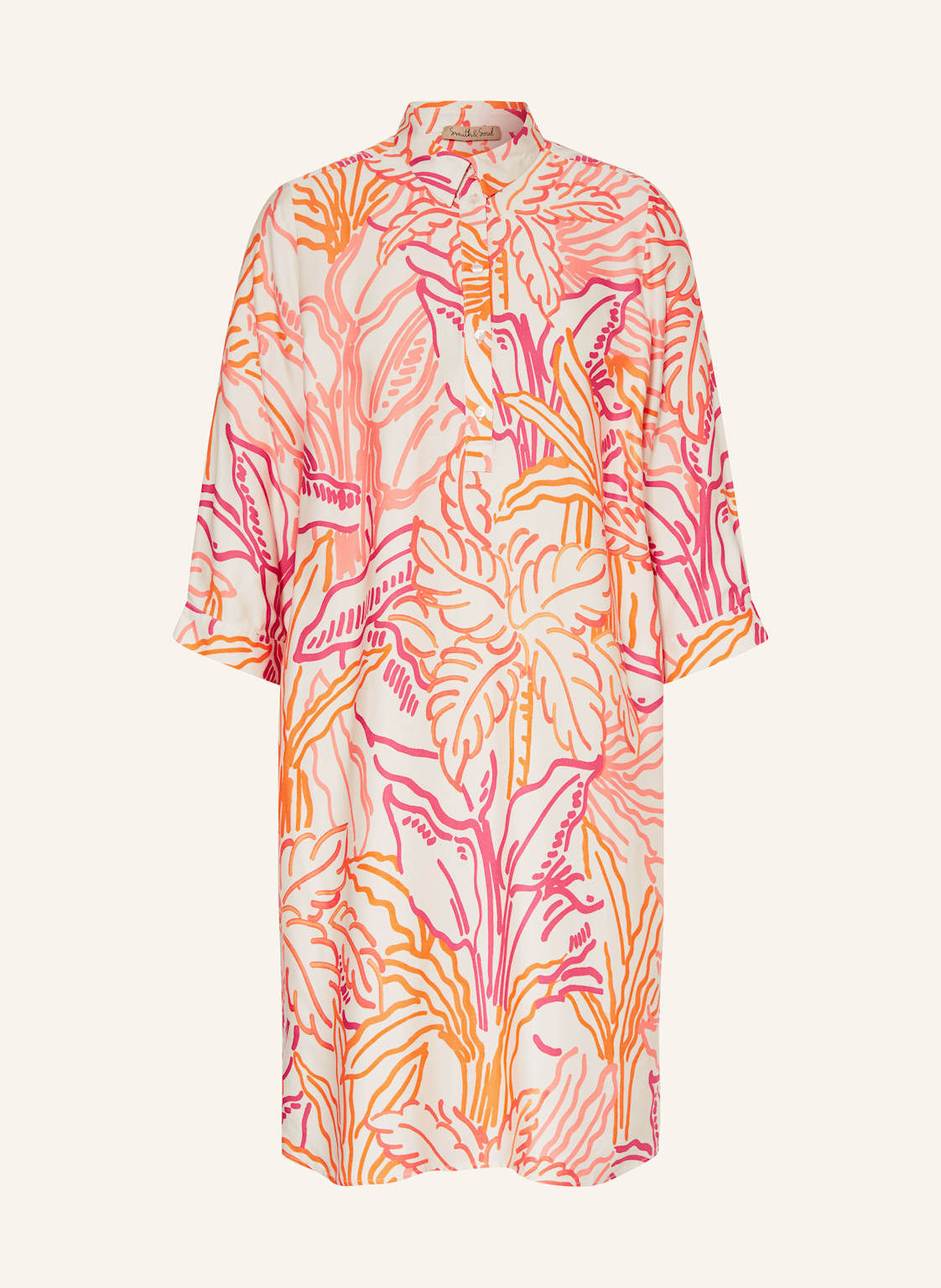 Smith & Soul Kleid Mit 3/4-Arm orange Smith & Soul Kleid Mit 3/4-Arm orange von Smith & Soul