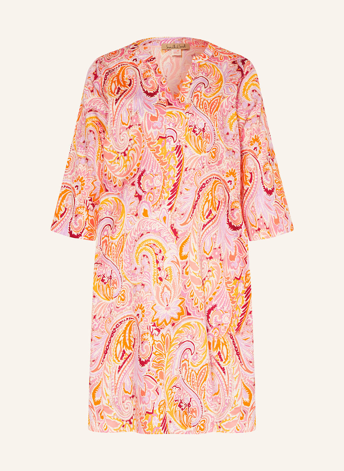 Smith & Soul Kleid Mit 3/4-Arm pink Smith & Soul Kleid Mit 3/4-Arm pink von Smith & Soul