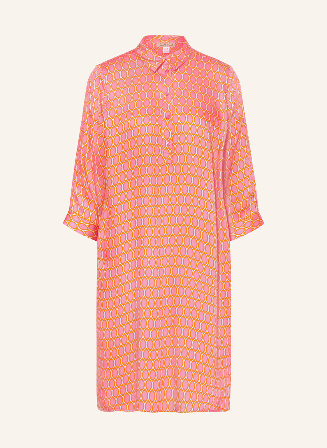 Smith & Soul Kleid Mit 3/4-Arm pink Smith & Soul Kleid Mit 3/4-Arm pink von Smith & Soul
