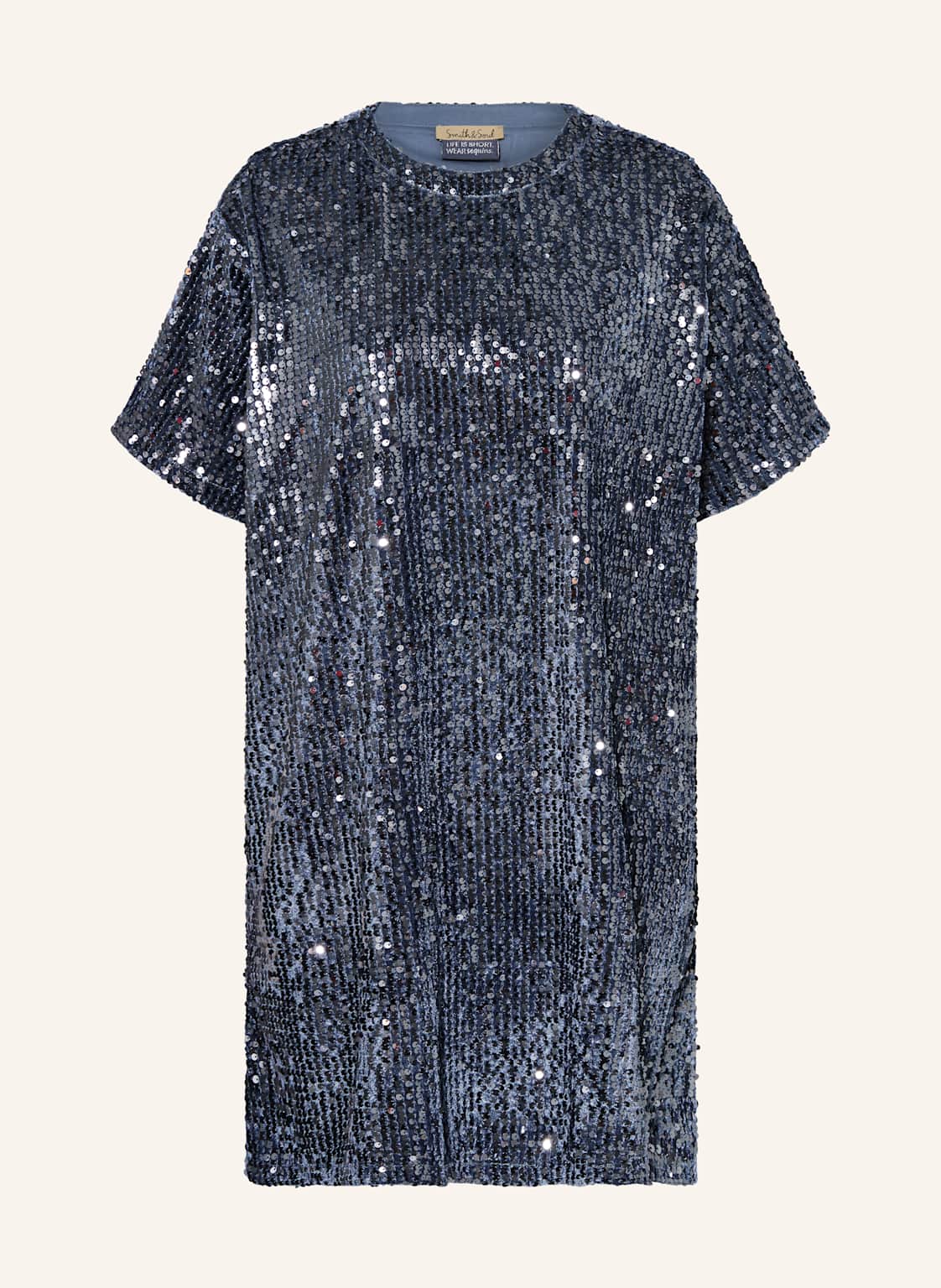 Smith & Soul Kleid Mit Pailletten blau Smith & Soul Kleid Mit Pailletten blau von Smith & Soul