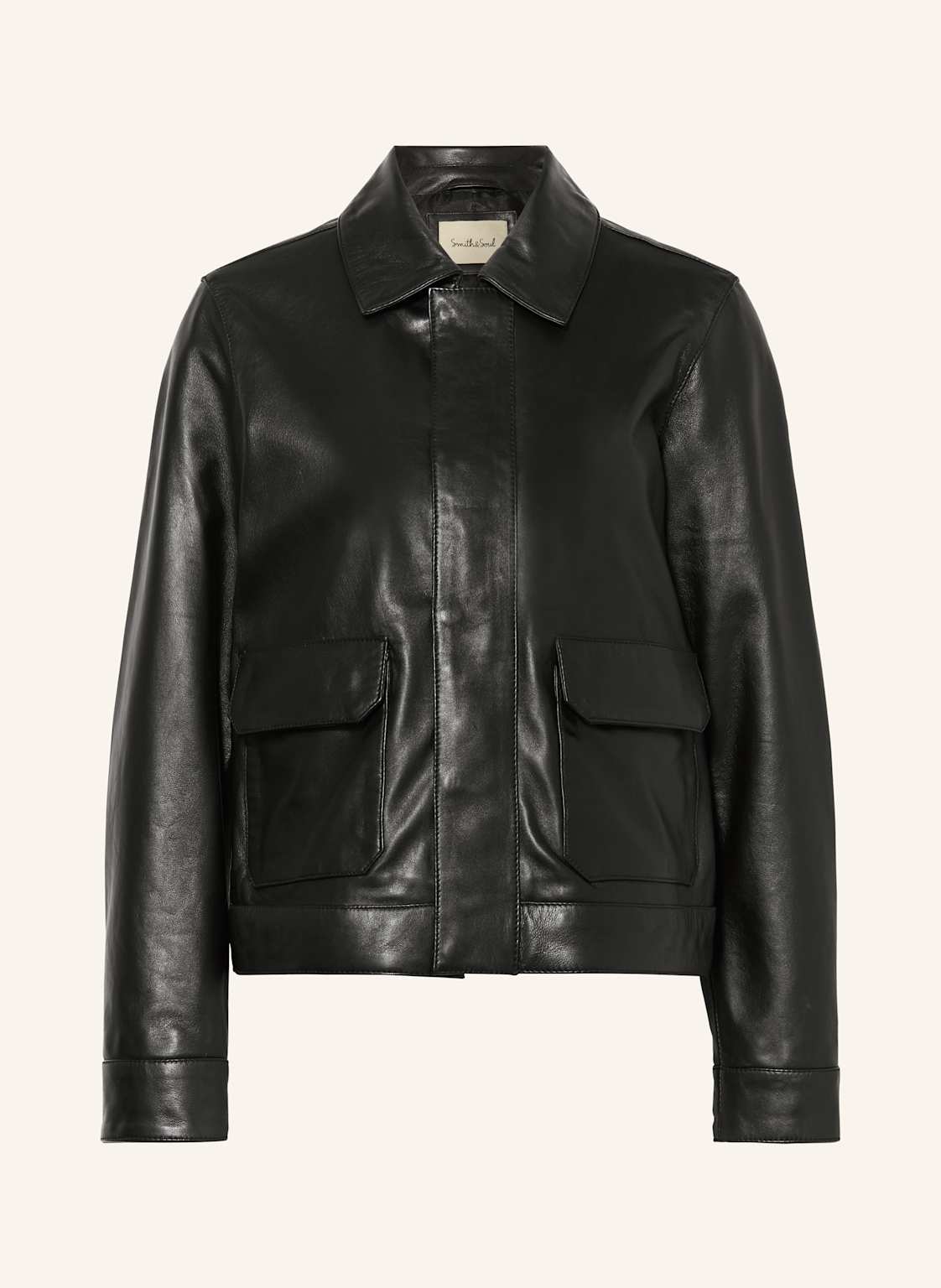 Smith & Soul Lederjacke schwarz von Smith & Soul