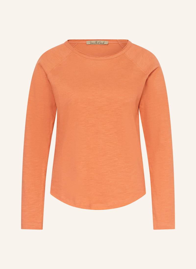 Smith & Soul Longsleeve orange von Smith & Soul