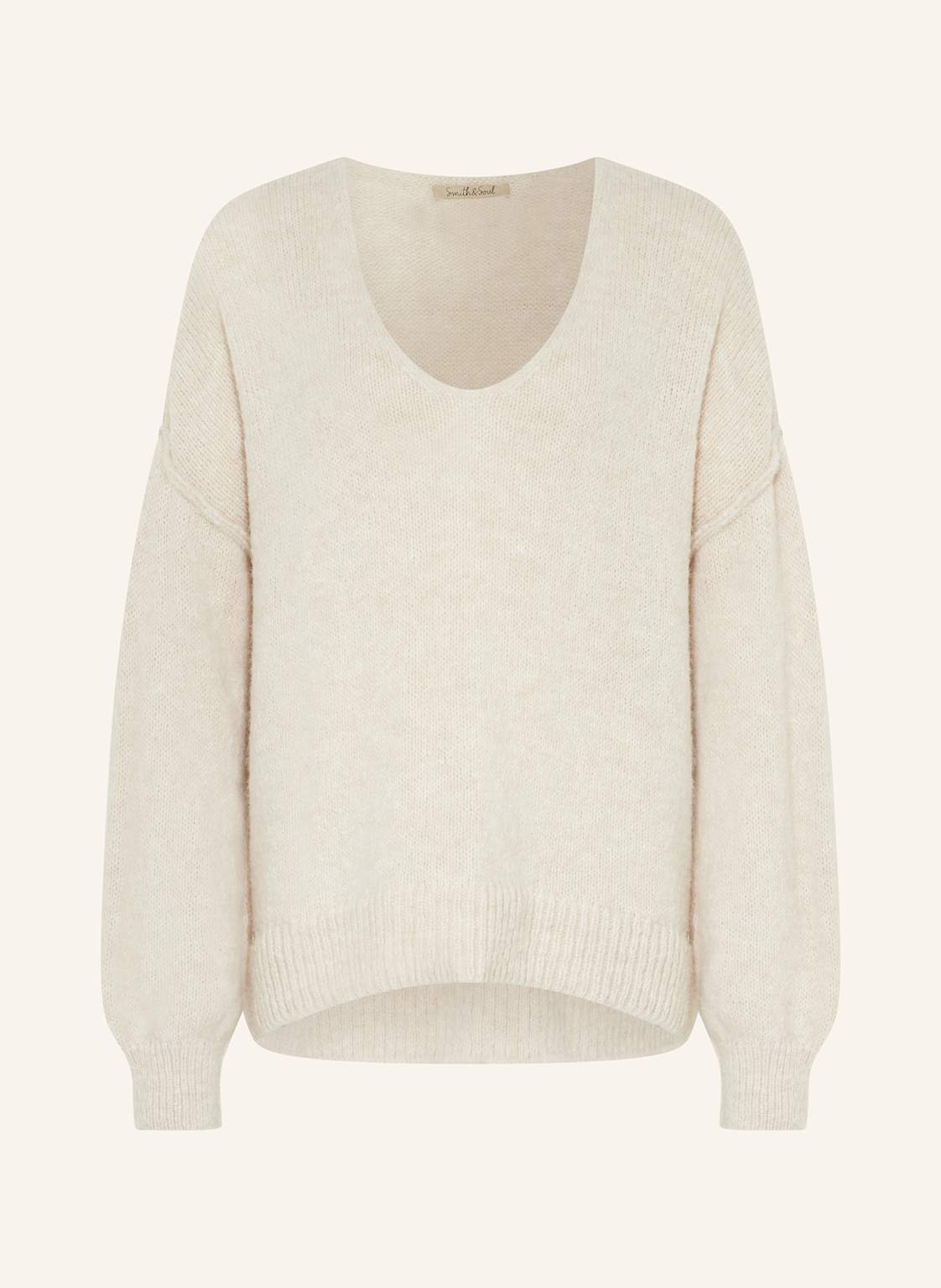 Smith & Soul Oversized-Pullover beige von Smith & Soul