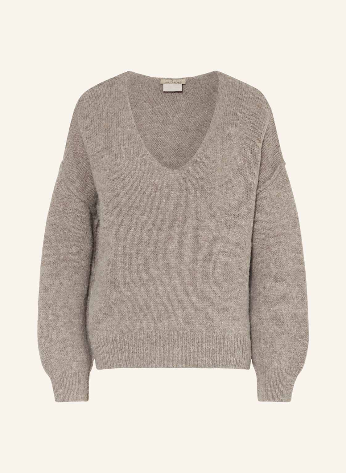 Smith & Soul Oversized-Pullover beige von Smith & Soul