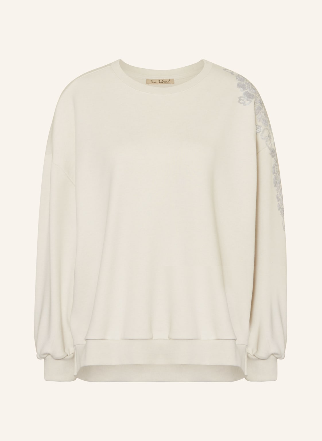 Smith & Soul Sweatshirt Mit Pailletten silber von Smith & Soul