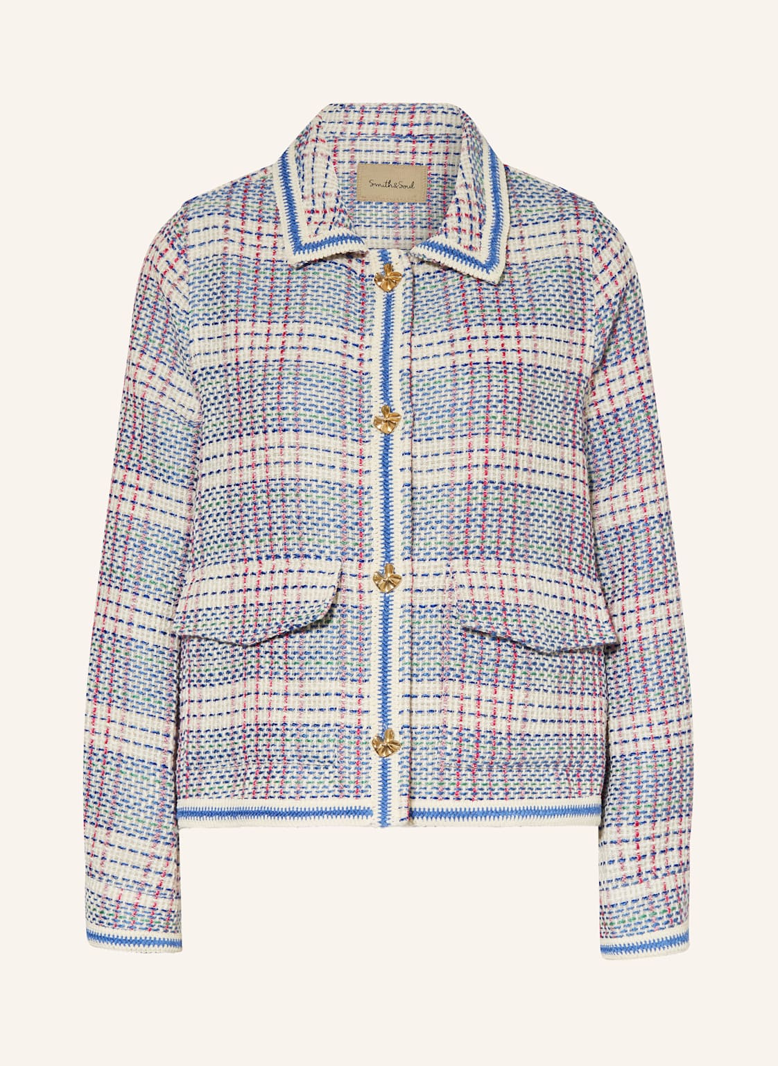 Smith & Soul Tweed-Jacke blau von Smith & Soul