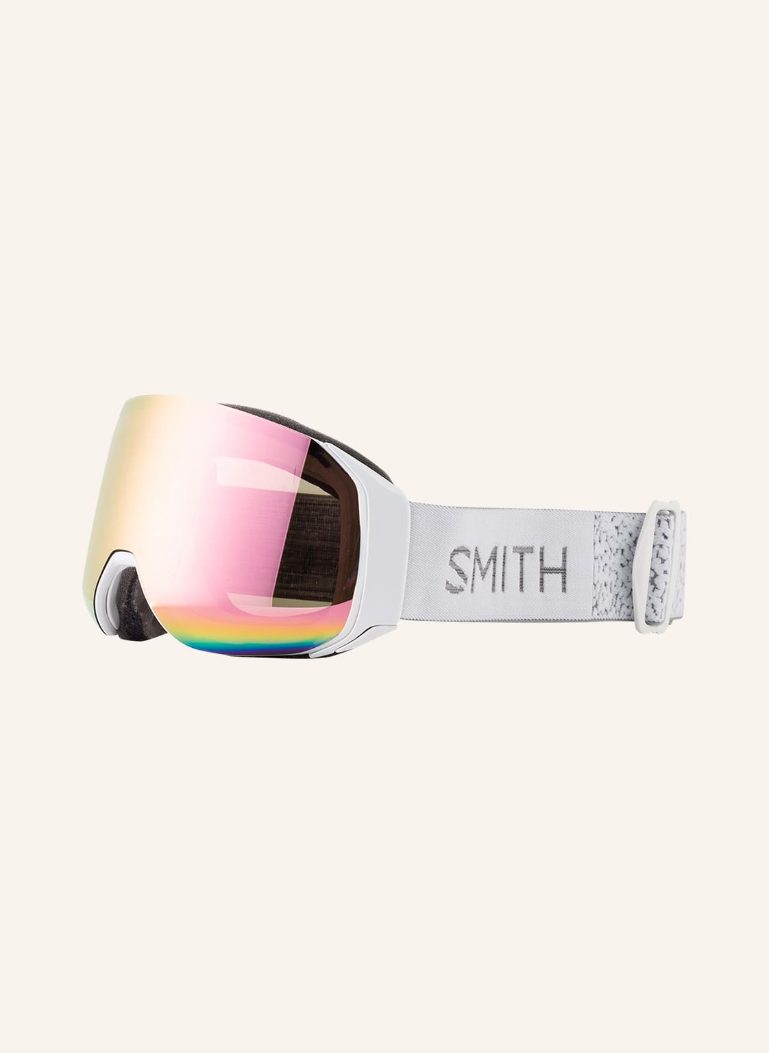 Smith Skibrille 4d Mag weiss von Smith