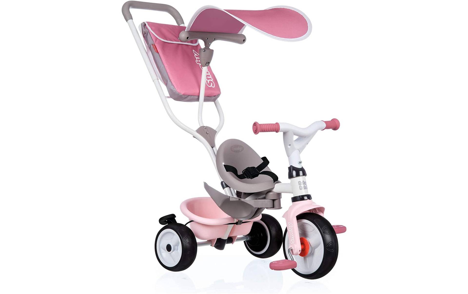 Smoby Dreirad »Baby Balade Pink«, Flüsterräder, Gurt, Pedal-Freilauf, Schiebestange, Verstellbarer Sitz von Smoby