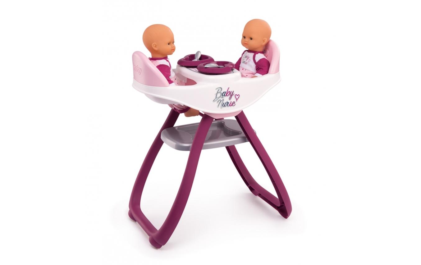 Smoby Puppen-Tischsitz »Baby Nurse Zwillingspuppen-Hochstuhl« Smoby Puppen-Tischsitz »Baby Nurse Zwillingspuppen-Hochstuhl« von Smoby