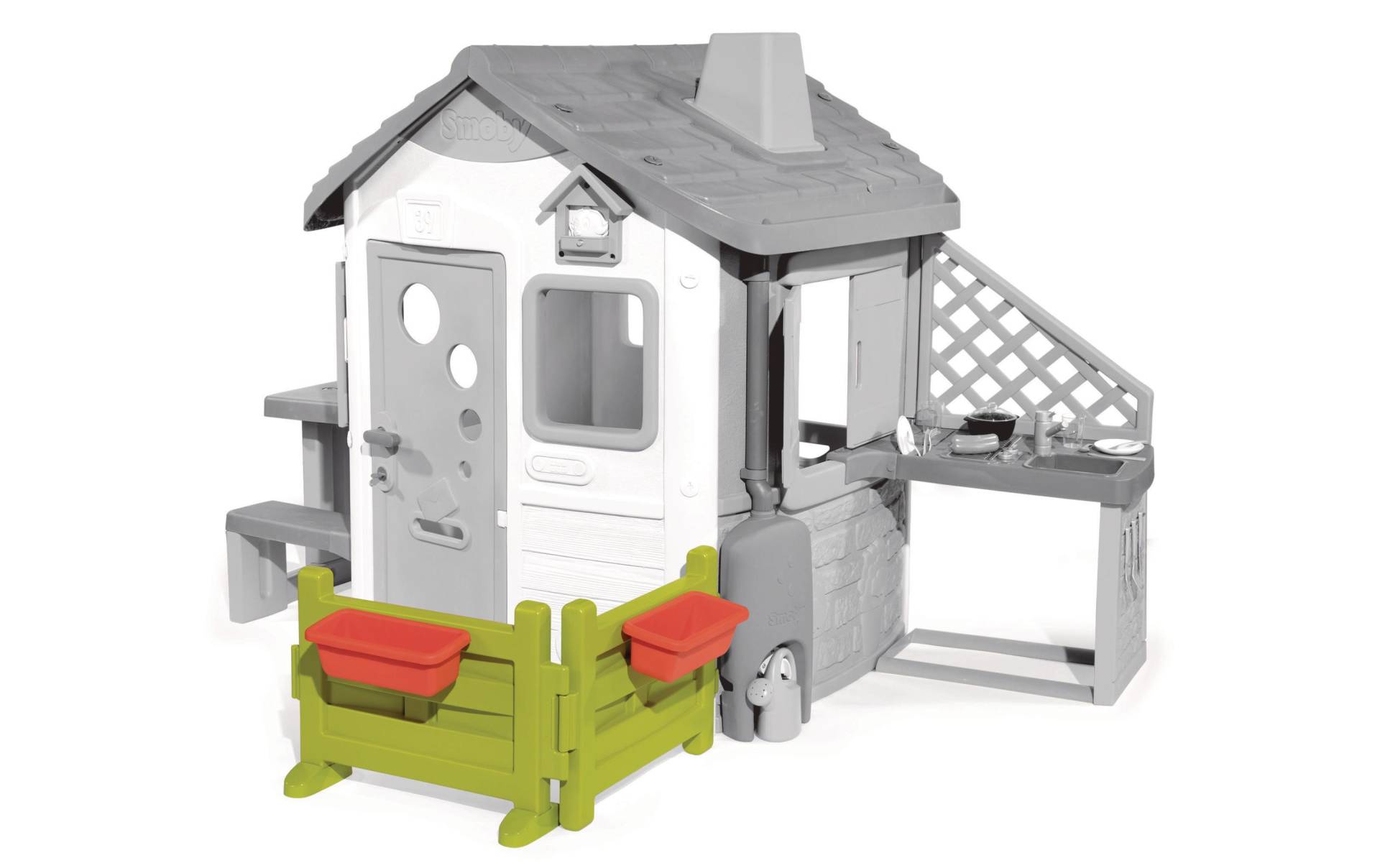 Smoby Spielhaus »Gartenzaun zu Neo Jura Lodge« von Smoby