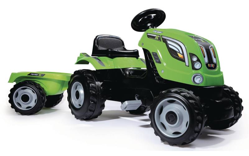 Smoby Trettraktor »Farmer XL, grün«, mit Anhänger von Smoby