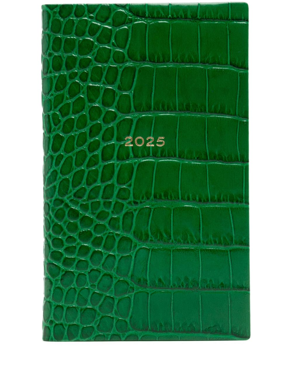 Smythson 2025 Panama weekly diary - Green von Smythson