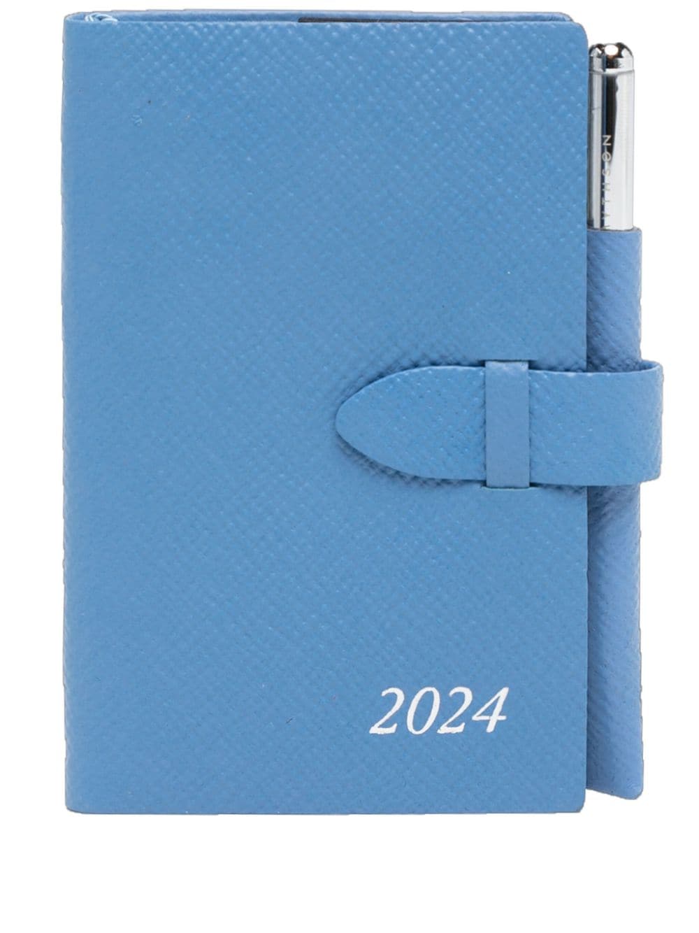 Smythson Bond 2024 leather planner - Blue von Smythson