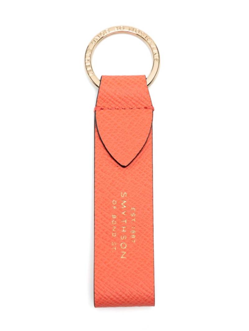 Smythson Leather Strap keyring - Pink von Smythson