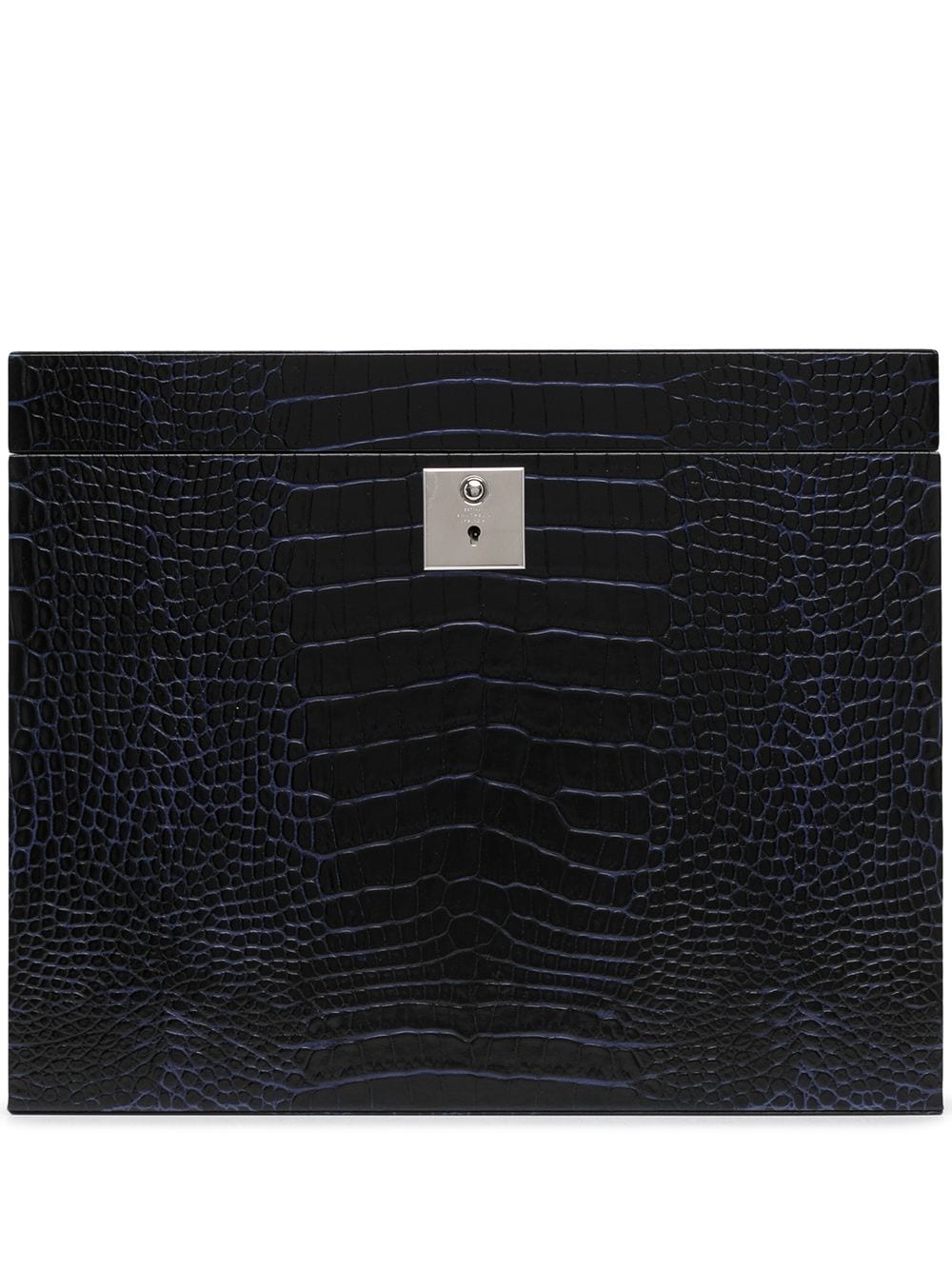 Smythson Mara Deluxe jewellery box - Blue von Smythson