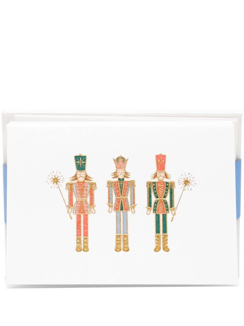 Smythson Nutcracker gift cards - White von Smythson