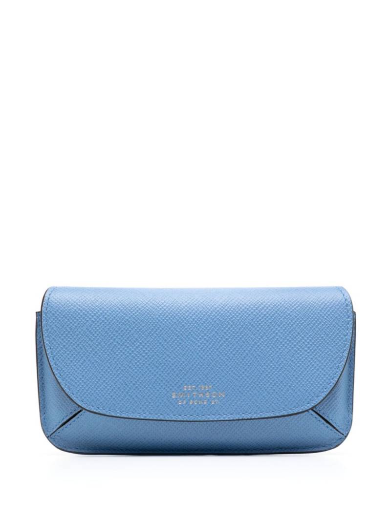 Smythson PMA sunglasses case - Blue von Smythson