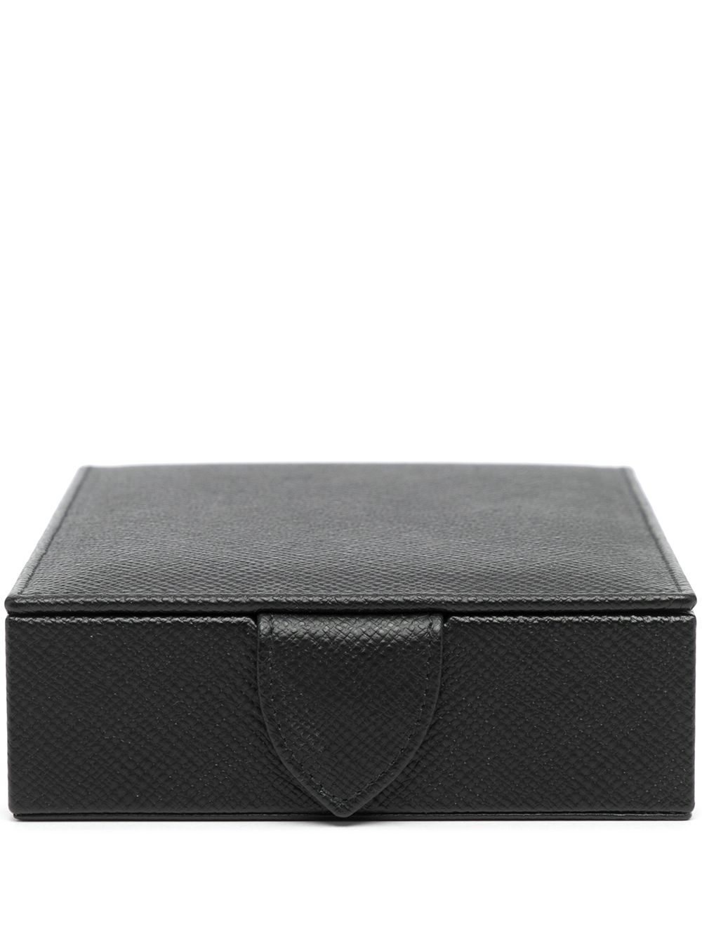 Smythson Panama Travel Tray jewellery box - Black von Smythson