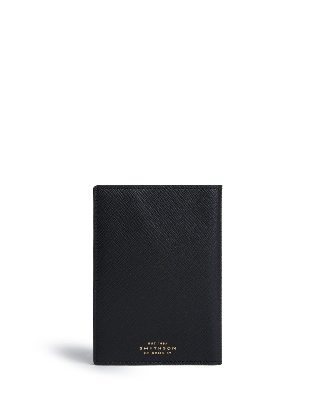 Smythson Panama leather passport cover - Black von Smythson