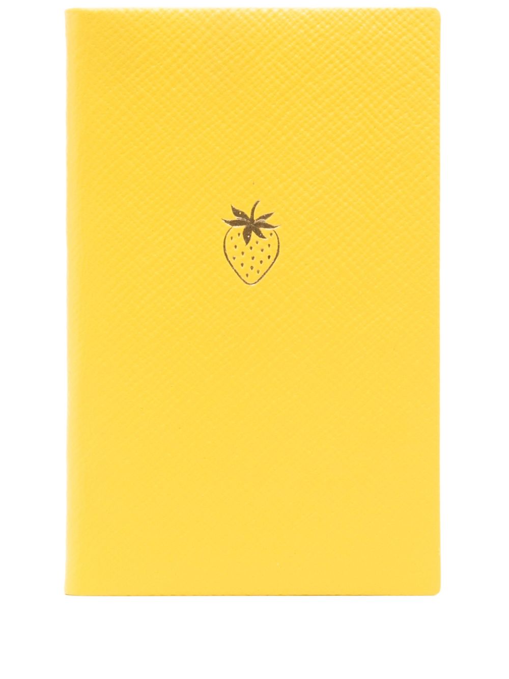 Smythson Strawberry Panama notebook - Yellow von Smythson