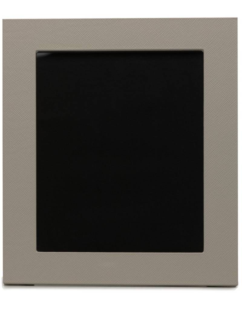 Smythson large leather photo frame - White von Smythson