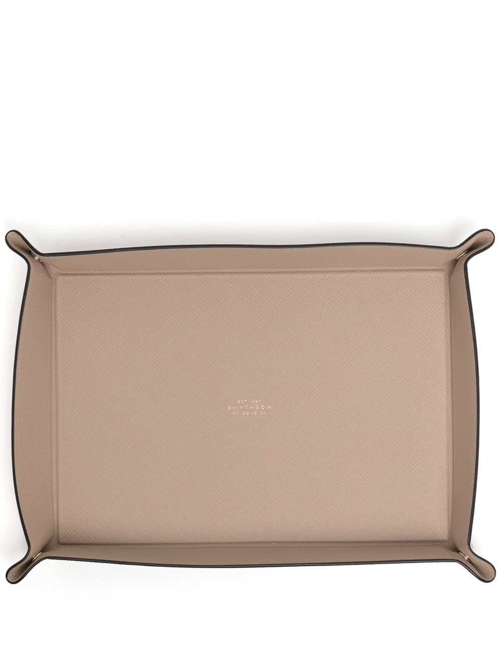 Smythson large rectangular trinket tray - Brown von Smythson