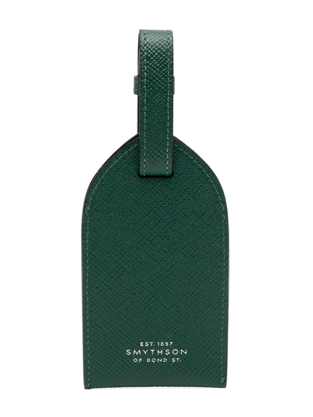 Smythson leather luggage tag - Green von Smythson