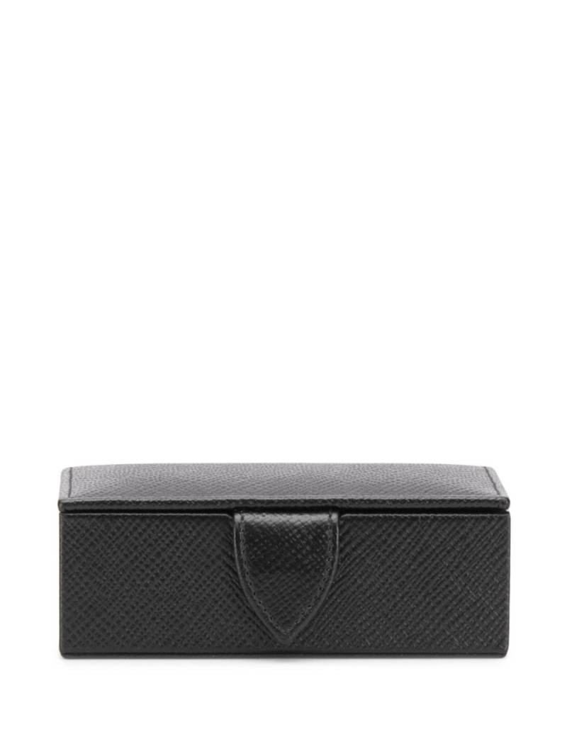 Smythson textured jewellery box - Black von Smythson