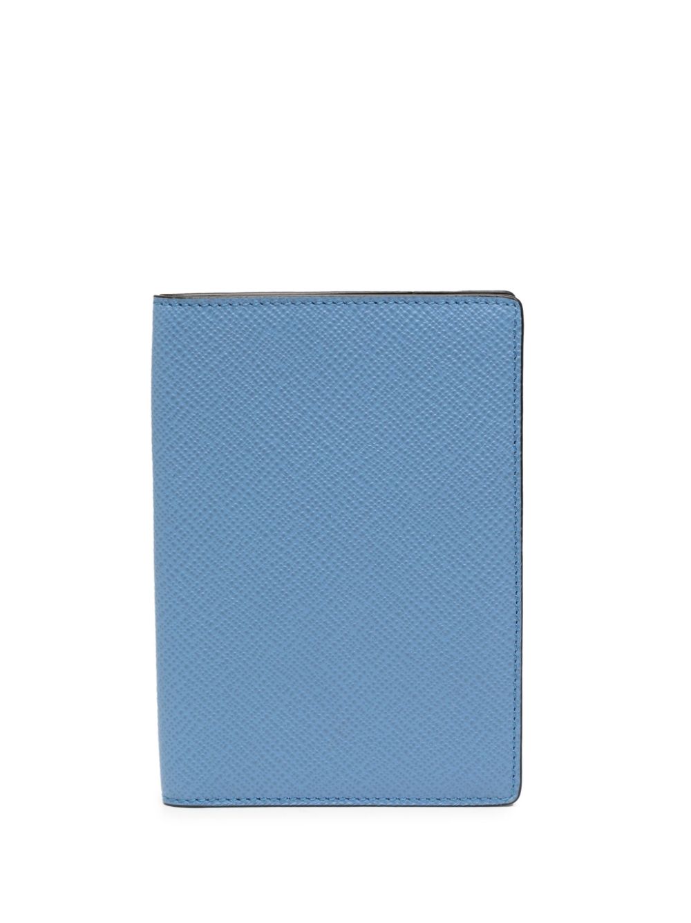 Smythson textured leather passport cover - Blue von Smythson