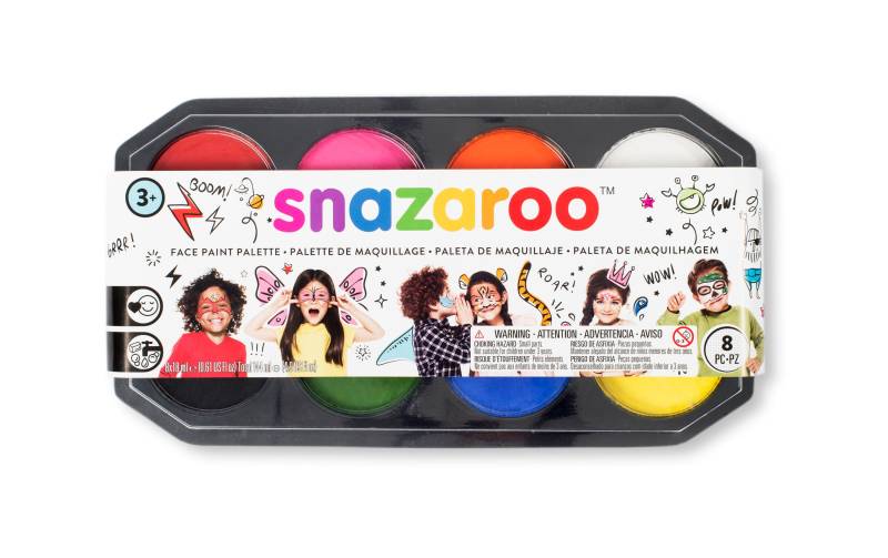 snazaroo Schmink-Set »Zubehör Jumbo, 8 x 18 ml« von Snazaroo