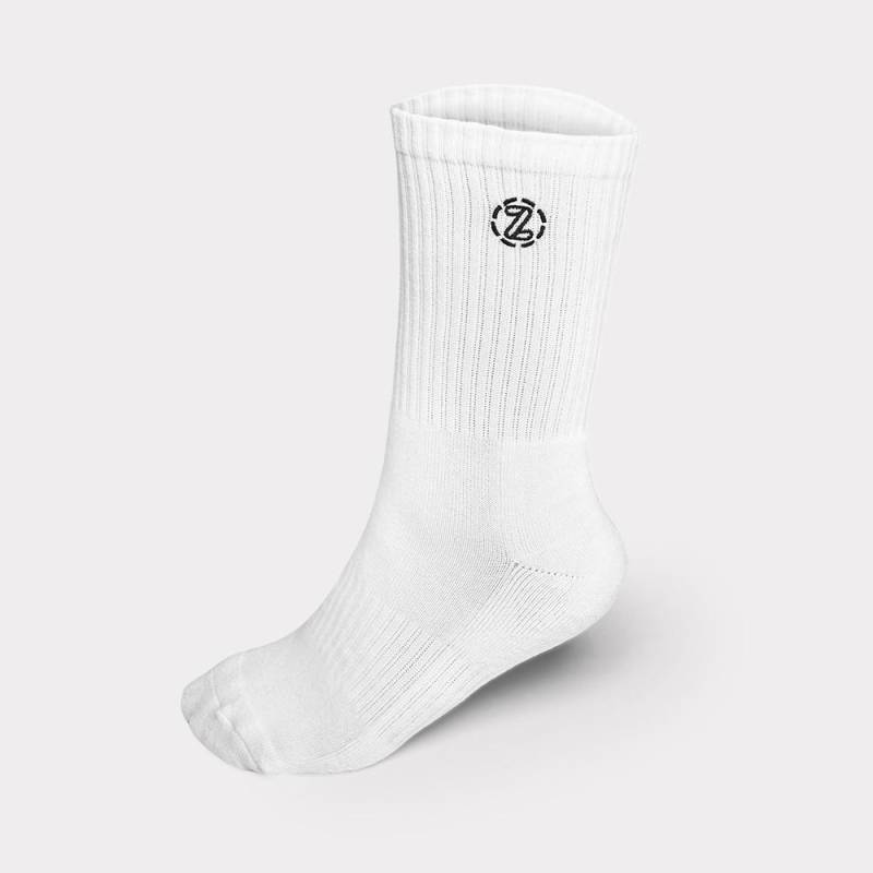 Socken Herren Weiss 34-38 von Sneakzmarket