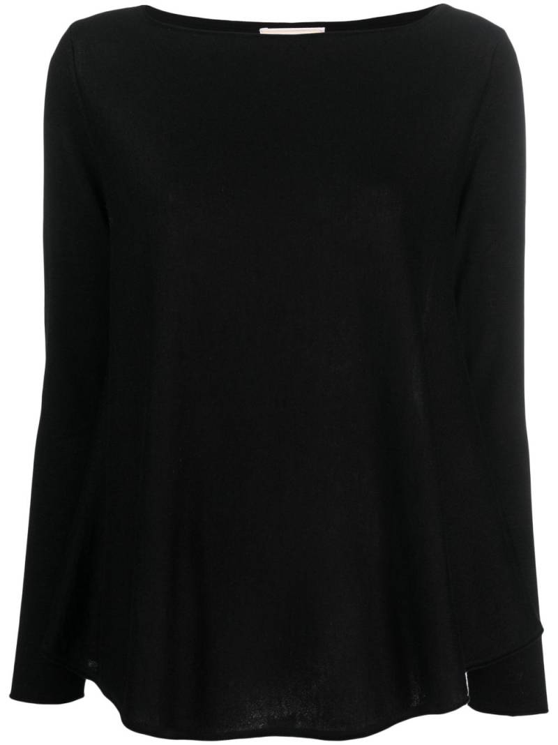 Wild Cashmere fine knit jumper - Black von Wild Cashmere