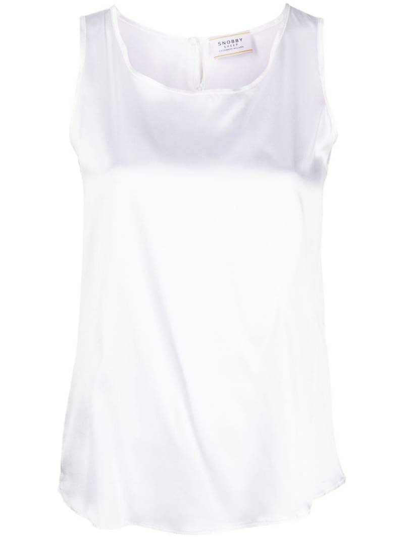 Wild Cashmere sleeveless silk blouse - White von Wild Cashmere