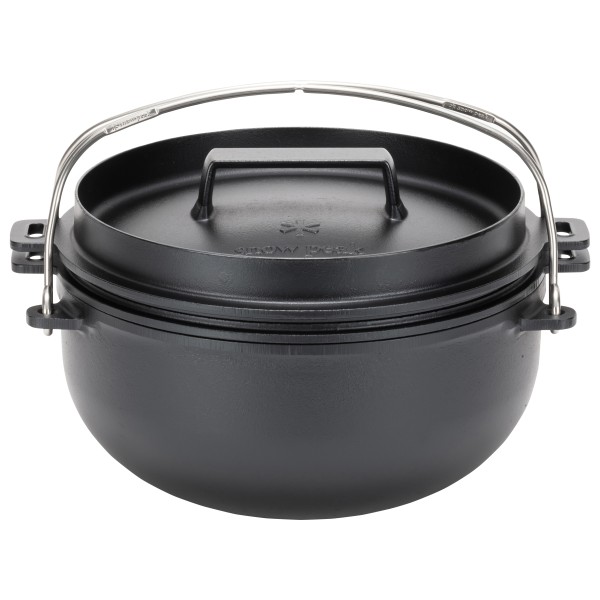 Snow Peak - Cast Iron 26 Dutch Oven - Topf Gr 5,2 l grau von Snow Peak