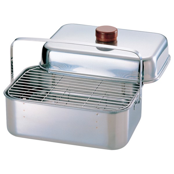 Snow Peak - Compact Smoker - Grill metallic von Snow Peak